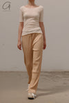 BASERANGE Douglas ribbed pants TRDO-RIB-SP22 COCHLEA